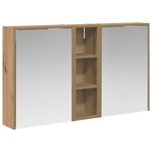 vidaXL Set dulap baie pentru 3 pcs 106 x 16 x 62,5 cm Lemn compozit