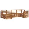 vidaXL Set de canapele de exterior 6 buc. natural Poliester