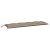 vidaXL Pernă bancă de grădină, gri taupe, 150x50x7 cm, material oxford