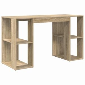 vidaXL Birou Stejar Sonoma Lemn prelucrat 130 x 50.5 x 75 cm