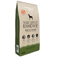 vidaXL Hrană câini uscată Premium Maxi Adult Essence, vită & pui 15 kg