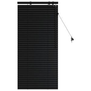 vidaXL Jaluzea venetiană Negru 55 x 130 cm 35 mm