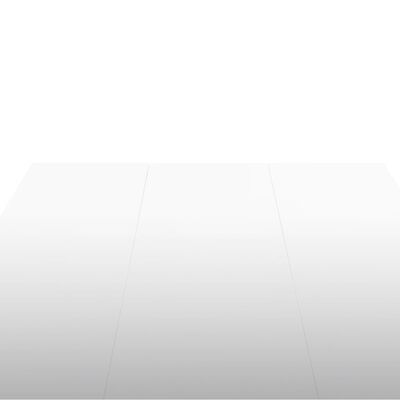 vidaXL Masă de bucătărie, alb strălucitor, 179x89x81 cm