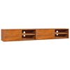 vidaXL Dulap TV montat pe perete, 180 x 30 x 30 cm, lemn masiv de tec