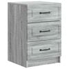 vidaXL Dulap de noapte Sonoma gri 43 x 41 x 63,5 cm Lemn prelucrat