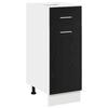 vidaXL Dulap suspendat Stejar Negru 30 x 46 x 81,5 cm Lemn prelucrat