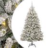 vidaXL Brad de Crăciun artificial 240 cm 300 LED-uri Alb cald