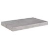 vidaXL Rafturi perete suspendate, 4 buc., gri beton, 50x23x3,8 cm, MDF