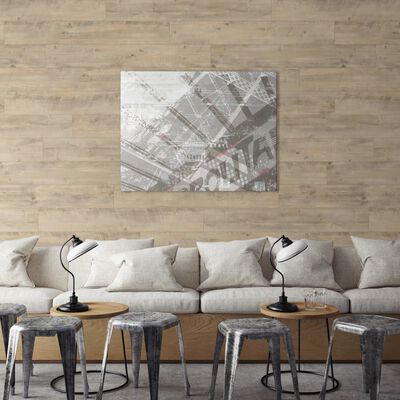 Grosfillex Plăci de perete Gx Wall+ 10 buc. lemn hammam 17x120 cm
