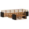 vidaXL Seturi de canapele Lemn Solid de Acacia