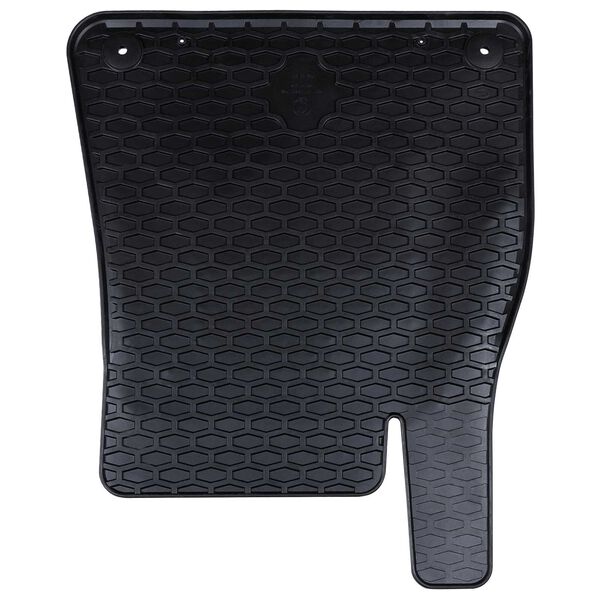 vidaXL Covor pentru mașină 4 pcs Negru Cauciuc