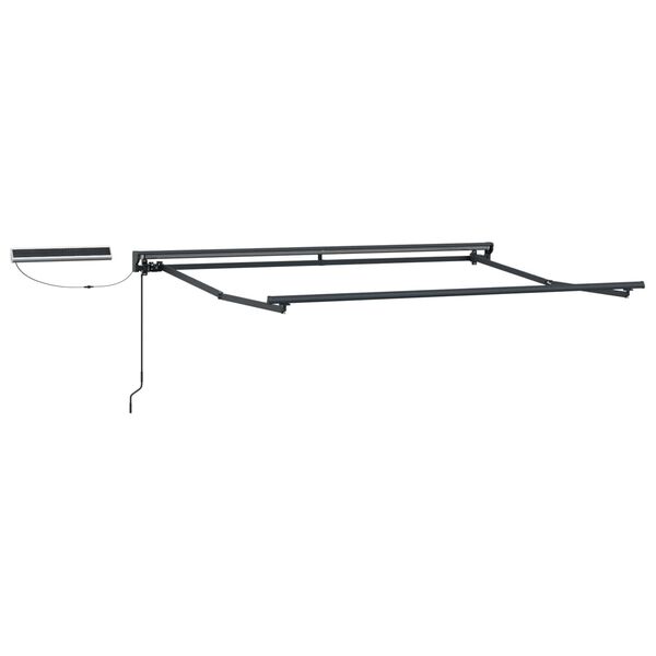 vidaXL Cort electric retractabil Crem 2,5 x 2 m