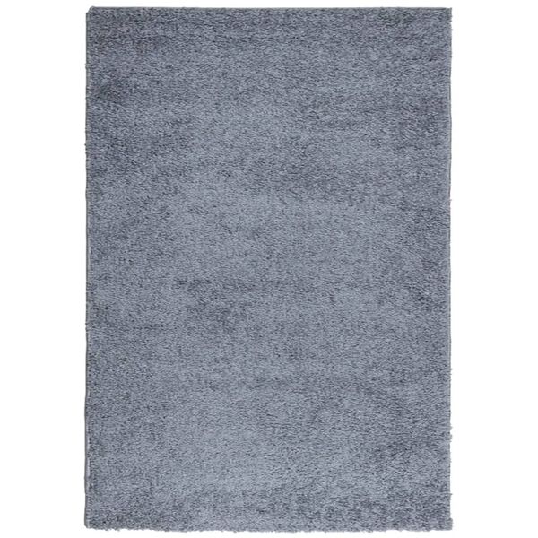 vidaXL Covor pufos "PAMPLONA" fire &icirc;nalte, albastru modern 140x200 cm