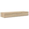 vidaXL Birou de studio Stejar Sonoma 130 x 40 x 19,5 cm Lemn prelucrat