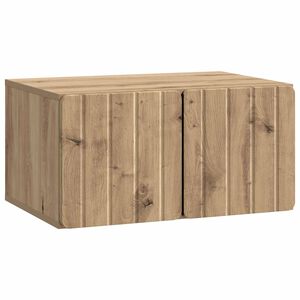 vidaXL Oglindă TV montată pe perete Stejar Artizanal 59,5 x 41 x 30 cm