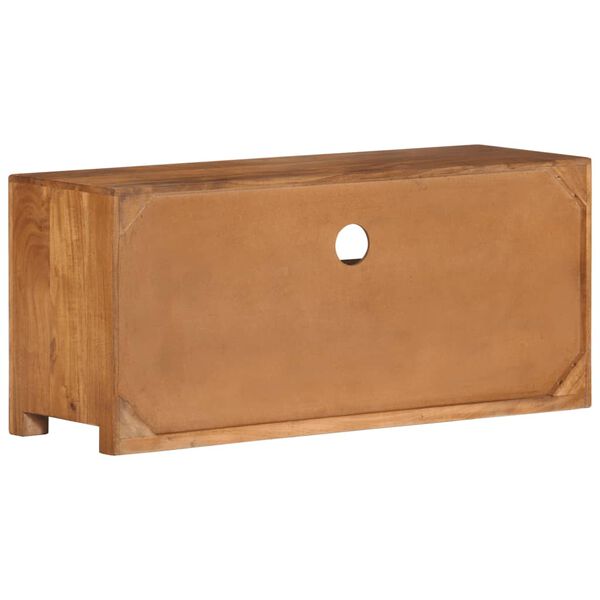 vidaXL Comodă TV, 90 x 30 x 40 cm, lemn masiv de acacia