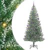 vidaXL Pom de Crăciun artificial cu zăpadă imitată și lumină LED