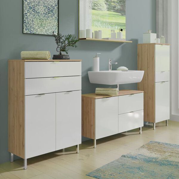 Germania Dulap bază lavoar GW-Mauresa, stejar