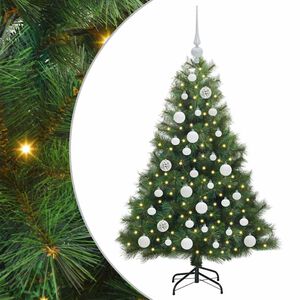 vidaXL Brad de Crăciun artificial Verde 120 cm PE și PVC