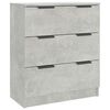 vidaXL Dulap, gri beton, 60x30x70 cm, lemn prelucrat