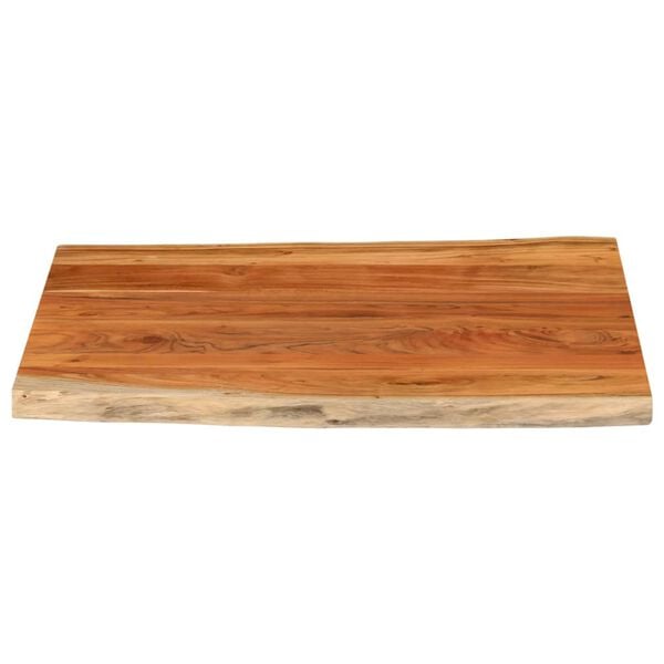 vidaXL Blat masă 90x80x3,8 cm dreptunghiular lemn acacia margine vie
