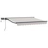 vidaXL Cadru manual de marchiză cu LED-uri 3 x 2,5 m