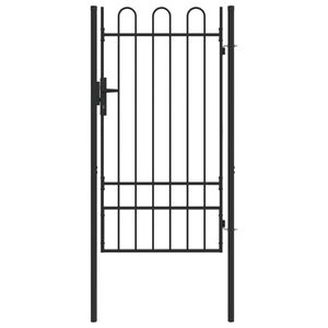 vidaXL Poartă de gard BOXTEL 103 x 225 cm Oțel vopsit electrostatic