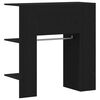 vidaXL Dulap pentru hol Stejar Negru 97,5 x 37 x 99 cm Lemn prelucrat