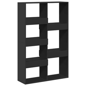vidaXL Bibliotecă, negru, 100x33x155,5 cm, lemn prelucrat