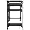 vidaXL Birou Stejar Negru 105 x 50 x 90 cm Lemn compozit