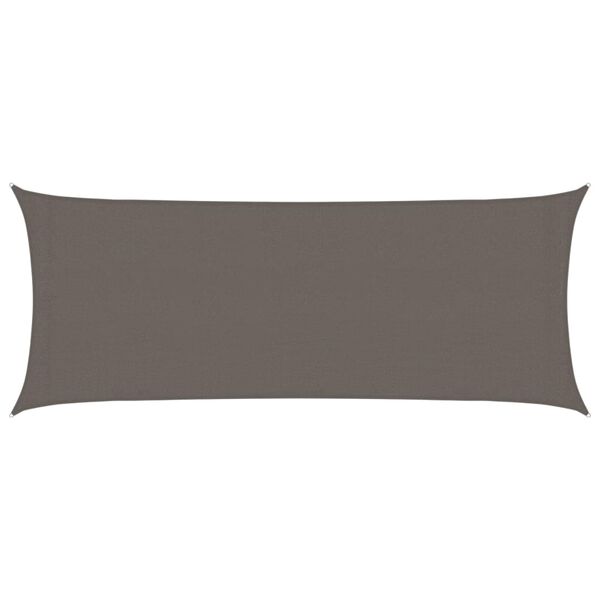 vidaXL P&acirc;nză parasolar, antracit, 2 x 5 m, HDPE, 160 g/m&sup2;