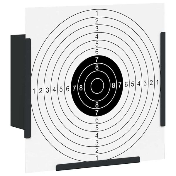 vidaXL Cutie pentru gloanțe Negru 17 x 17 cm Oțel