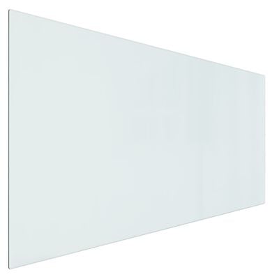 vidaXL Placă de sticlă pentru șemineu, dreptunghiulară, 120x60 cm