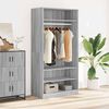 vidaXL Șifonier, gri sonoma, 100x50x200 cm, lemn prelucrat