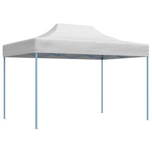 vidaXL Cort de petrecere pliabil profesional, alb, 280x410x315 cm, oțel