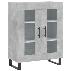 vidaXL Dulap, gri beton, 69,5x34x90 cm, lemn compozit