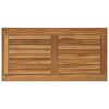 vidaXL Placă de masă Dreptunghiular Lemn solid de tec natural