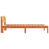 vidaXL Cadru de pat Maroniu cerat 80 x 200 cm Lemn de pin masiv