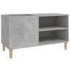vidaXL Dulap pentru discuri gri beton 84,5x38x48 cm lemn prelucrat