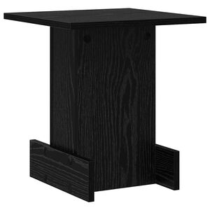 vidaXL Masă laterală Stejar Negru 35,5 x 35 x 40 cm Lemn prelucrat