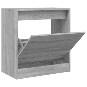 vidaXL Pantofar, gri sonoma, 60x34x63,5 cm, lemn prelucrat