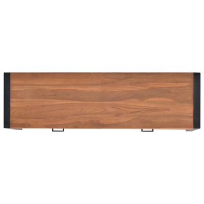 vidaXL Birou cu 2 sertare, 140x40x75 cm, lemn de tec
