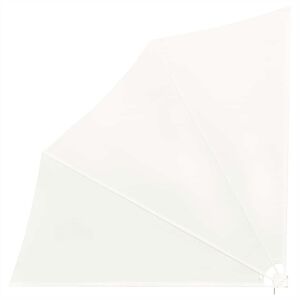 vidaXL Copertină laterală pliabilă de balcon, crem, 140x140 cm