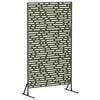 vidaXL Ecran de intimitate 100 x 50 x 180 cm Oțel Verde măsliniu