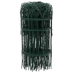 vidaXL Gard delimitare grădină fier vopsit electrostatic 10 x 0,4 m