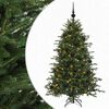 vidaXL Brad de Crăciun artificial cu glob 120 cm 150 LED-uri Alb cald