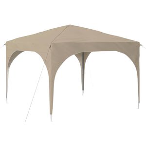 vidaXL Cort de Petrecere Pop-up 290 x 290 x 245 cm Crem
