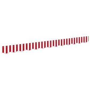 vidaXL &Icirc;nlocuire pentru faldurile de awning Roșu și Alb 230 x 20 cm