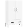 vidaXL Dulap &icirc;nalt, alb, 69,5x31x115 cm, lemn prelucrat