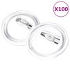 vidaXL Set de ecusoane cu ac, 100 seturi, 25 mm, acril